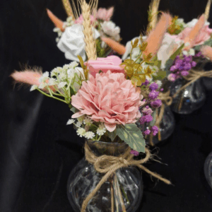 Bouquet champêtre, fleurs séchées
