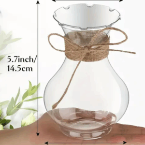 Vases pvc transparent