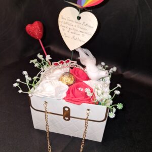 Sac cadeau floral  "Maitresse"